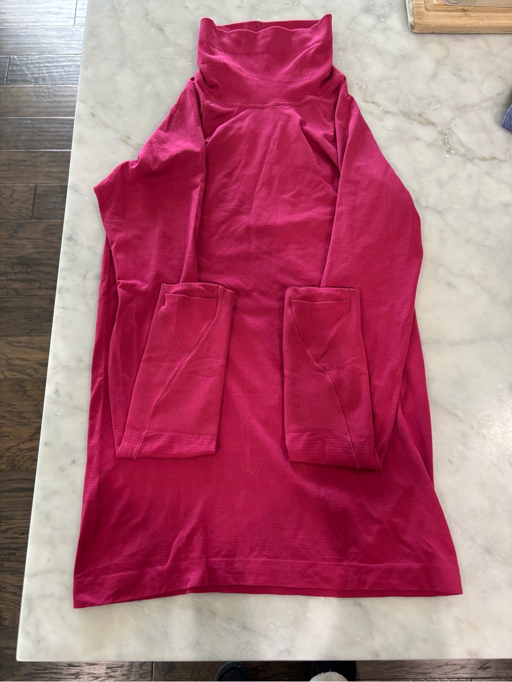 lululemon athletica Bright Pink Turtleneck Long Sleeve Top